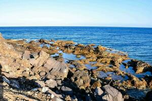 the rocky coastline of the cape photo