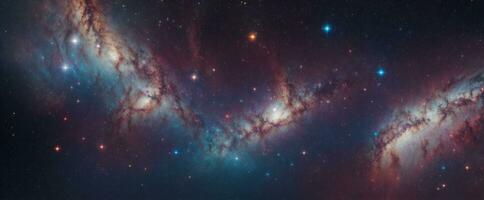 Deep space. AI Generated photo