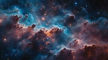 Deep space. AI Generated photo