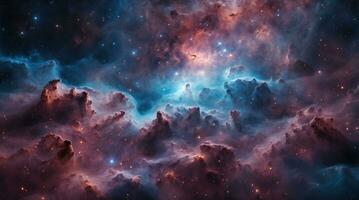 Deep space. AI Generated photo