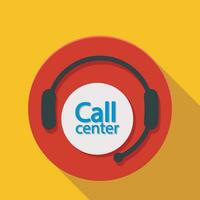 call center icon vector