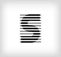 letra s logo icono diseño, vector ilustración. s letra formado por un combinación de líneas. creativo plano diseño estilo.