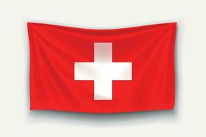 bandera de suiza vector