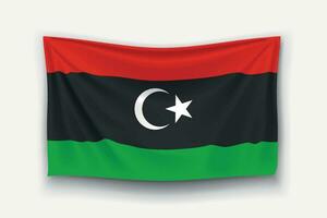bandera de libia vector