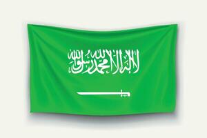 bandera de arabia saudita vector