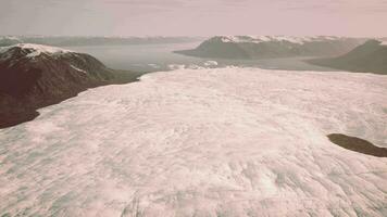 aérien vue de gros glacier video