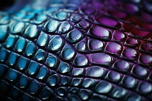 AI generated Pattern texture of crocodile skin of different shades. Generated by artificial intelligence photo