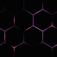 Hexagonal technology on background. vector