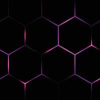 Hexagonal technology on background. vector