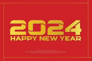 Vector happy new year 2024 design colorful vector design for poster banner greeting and new year