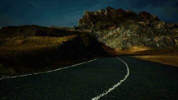 Aerial View of Great Ocean Road at Sunset video