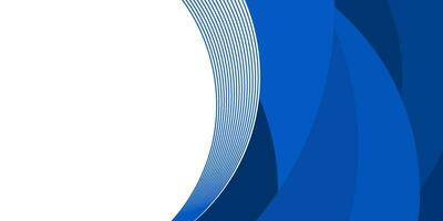 abstract blue curve background for business vector