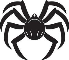 Spider vector silhouette illustration