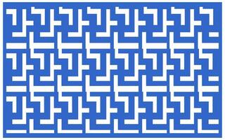 Decorative floral patterns, geometric template for cnc laser cutting vector