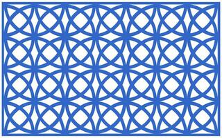 Decorative floral patterns, geometric template for cnc laser cutting vector