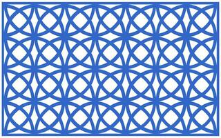 Decorative floral patterns, geometric template for cnc laser cutting vector