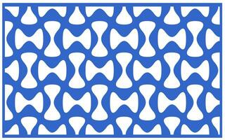 Decorative floral patterns, geometric template for cnc laser cutting vector