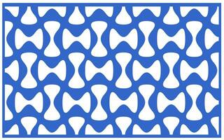 Decorative floral patterns, geometric template for cnc laser cutting vector