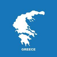 Greece map icon vector