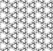 Black seamless abstract pattern. Overlay for background and backdrop. Ornamental design. PNG graphic illustration with transparent background.