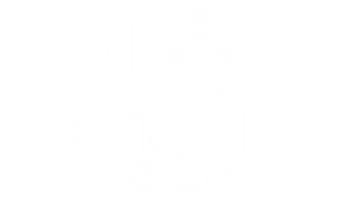 Stop Genocide Sign, can use for Poster Design, Banner, Sticker, T-Shirt, Website, Art Illustration, News Illustration or for Graphic Design Element. Format PNG