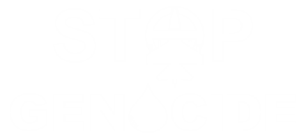 Stop Genocide Sign, can use for Poster Design, Banner, Sticker, T-Shirt, Website, Art Illustration, News Illustration or for Graphic Design Element. Format PNG