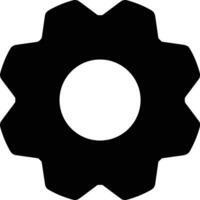 Gear setting symbol icon vector image. Illustration of the industrial wheel mechine mechanism design image