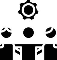 Gear setting symbol icon vector image. Illustration of the industrial wheel mechine mechanism design image