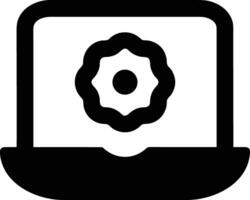 Gear setting symbol icon vector image. Illustration of the industrial wheel mechine mechanism design image