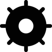 Gear setting symbol icon vector image. Illustration of the industrial wheel mechine mechanism design image