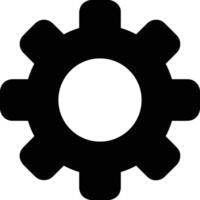 Gear setting symbol icon vector image. Illustration of the industrial wheel mechine mechanism design image