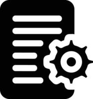 Gear setting symbol icon vector image. Illustration of the industrial wheel mechine mechanism design image