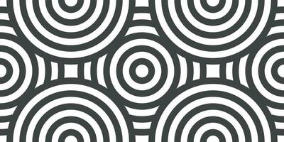 Abstract lines geometric seamless pattern. Rounded pattern. Vector background.