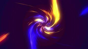 a colorful swirl of light and dark video