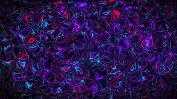 abstrakt Hintergrund mit lila und Blau Beleuchtung video