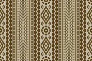 Ikat ethnic aztec embroidery style.Figure Geometric oriental traditional art pattern.Design for ikat background,wallpaper,fashion,clothing,wrapping,fabric,element,sarong,graphic,vector illustration. vector