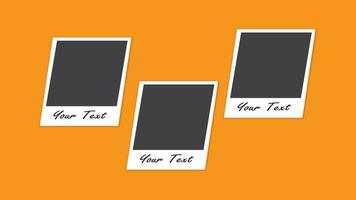 set of four blank white banners with black and white text vector