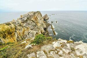 the rocky cliffs of the cape of good hope photo