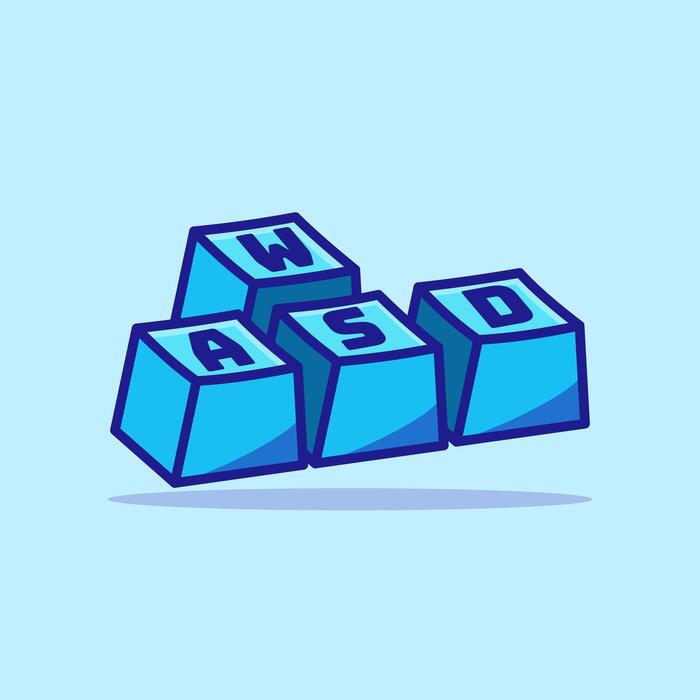 Wasd Keys Vector Art, Icons, and Graphics for Free Download