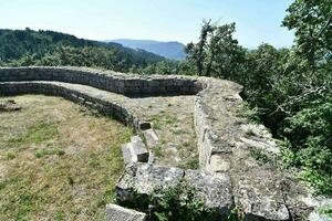 el restos de el castillo de persona foto