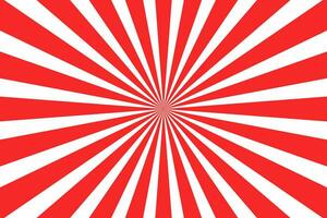 Red Sunburst Pattern Background, Vector Illustration