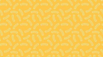 Pasta noodle. Pattern of traditional pasta shapes. Different types of macaroni. Vector illustration.