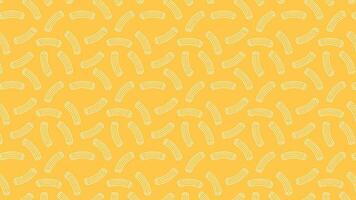 Pasta noodle. Pattern of traditional pasta shapes. Different types of macaroni. Vector illustration.