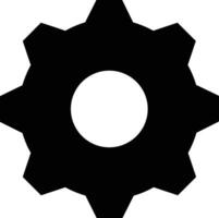 Gear setting symbol icon vector image. Illustration of the industrial wheel mechine mechanism design image