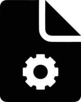 Gear setting symbol icon vector image. Illustration of the industrial wheel mechine mechanism design image