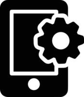 Gear setting symbol icon vector image. Illustration of the industrial wheel mechine mechanism design image