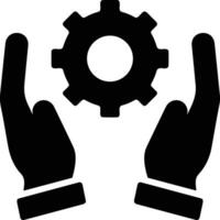 Gear setting symbol icon vector image. Illustration of the industrial wheel mechine mechanism design image