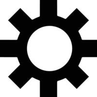 Gear setting symbol icon vector image. Illustration of the industrial wheel mechine mechanism design image