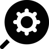 Gear setting symbol icon vector image. Illustration of the industrial wheel mechine mechanism design image