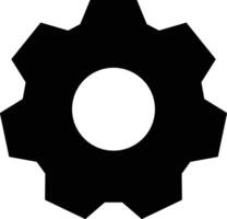 Gear setting symbol icon vector image. Illustration of the industrial wheel mechine mechanism design image